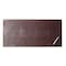 Dacasso Dark Brown Bonded Leather 32" x 15" Desk Mat/Desk Pad - No Core Rollable PR-3648 - alternate 1